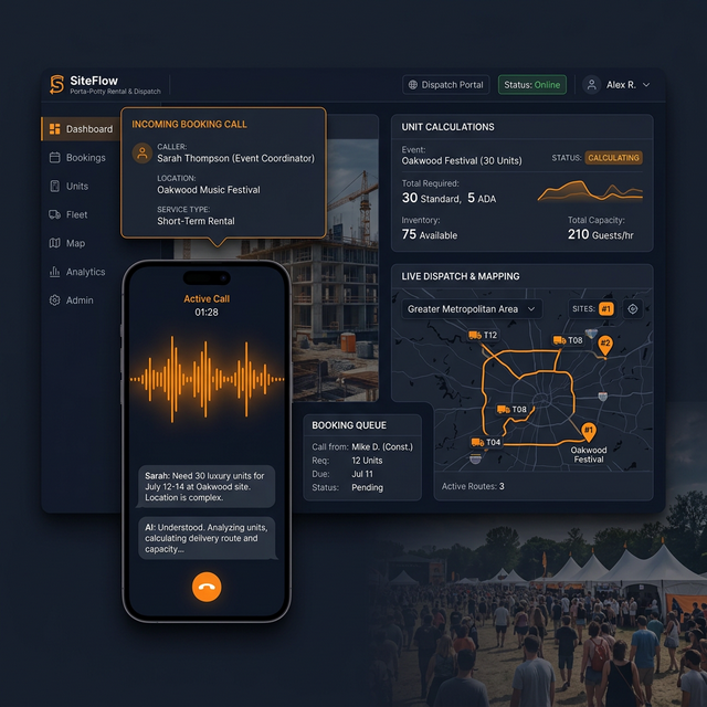Operator dashboard